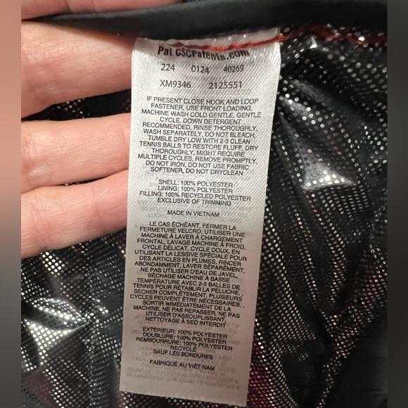 Columbia OmniHeat Red Quilted Mens Jacket - Large - Picture 6 of 11